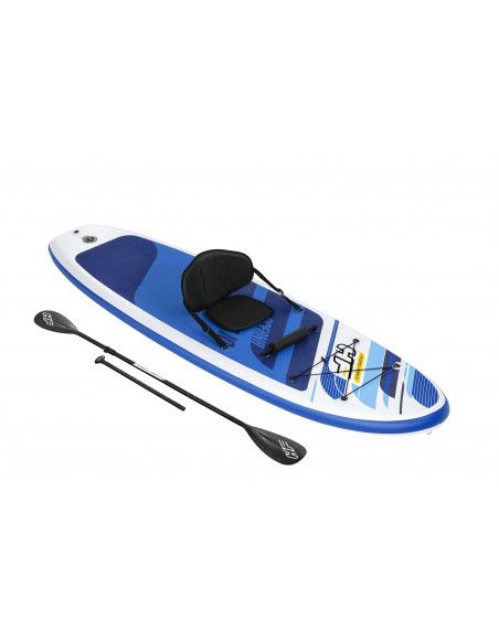 Paddle SUP gonflable transformable en kayak - Hydro-Force Oceana - L 305 cm x l 84 cm x H 12 cm