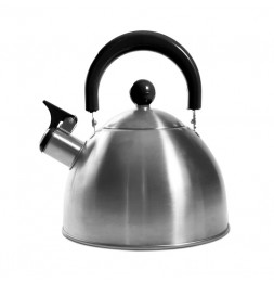 Théière + tasse en faïence et bambou - taupe - Contenance 0.4L