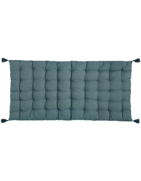 Matelas de sol imprimé - L 120 x l 60 x H 8 cm - Otto - Bleu