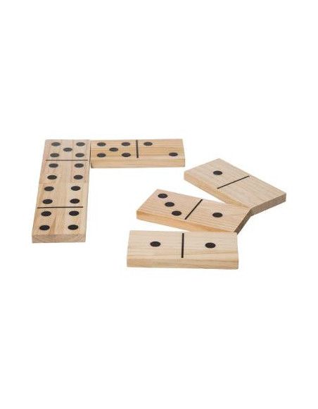 Dominos en bois géant - L 14,8 x l 7,3 cm x H 1,5 cm