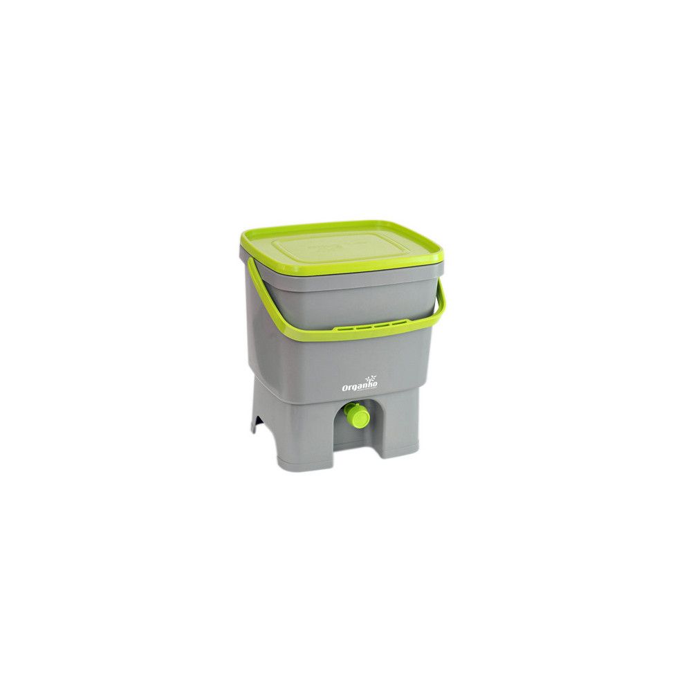 Poubelle composteur organique - 16 L- Bokashi - Vert clair