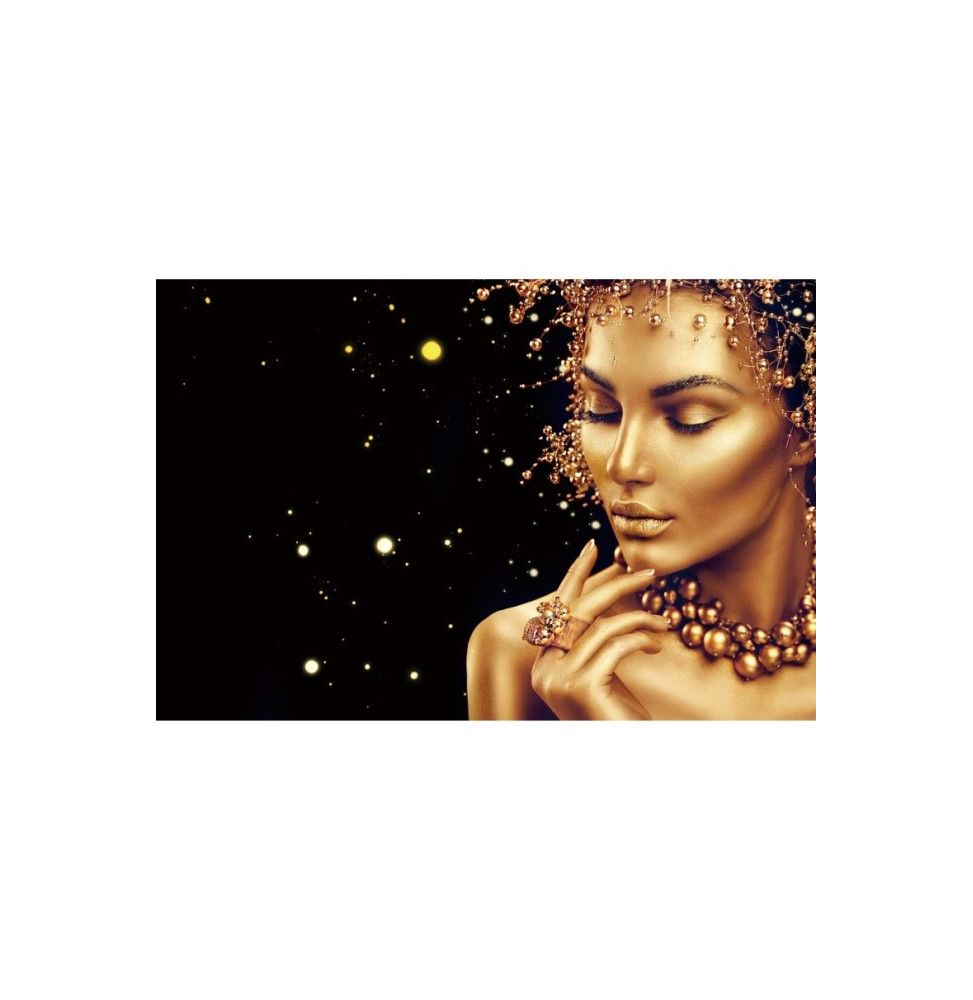 Tableau - Femme dorée - L 80 x l 120 cm x H 0,4 cm