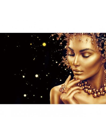 Tableau - Femme dorée - L 80 x l 120 cm x H 0,4 cm