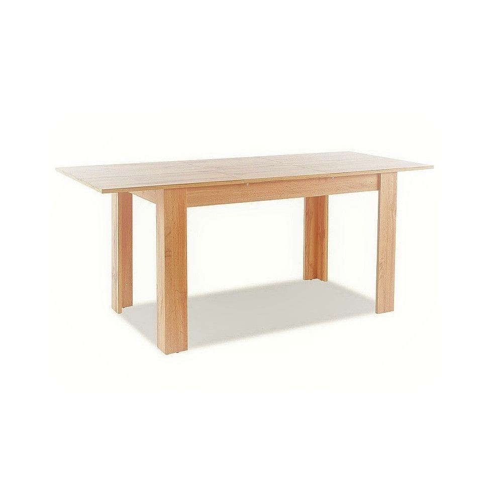 Table extensible - Avis - L 68 x l 155 x H 75 cm - Chêne Wotan