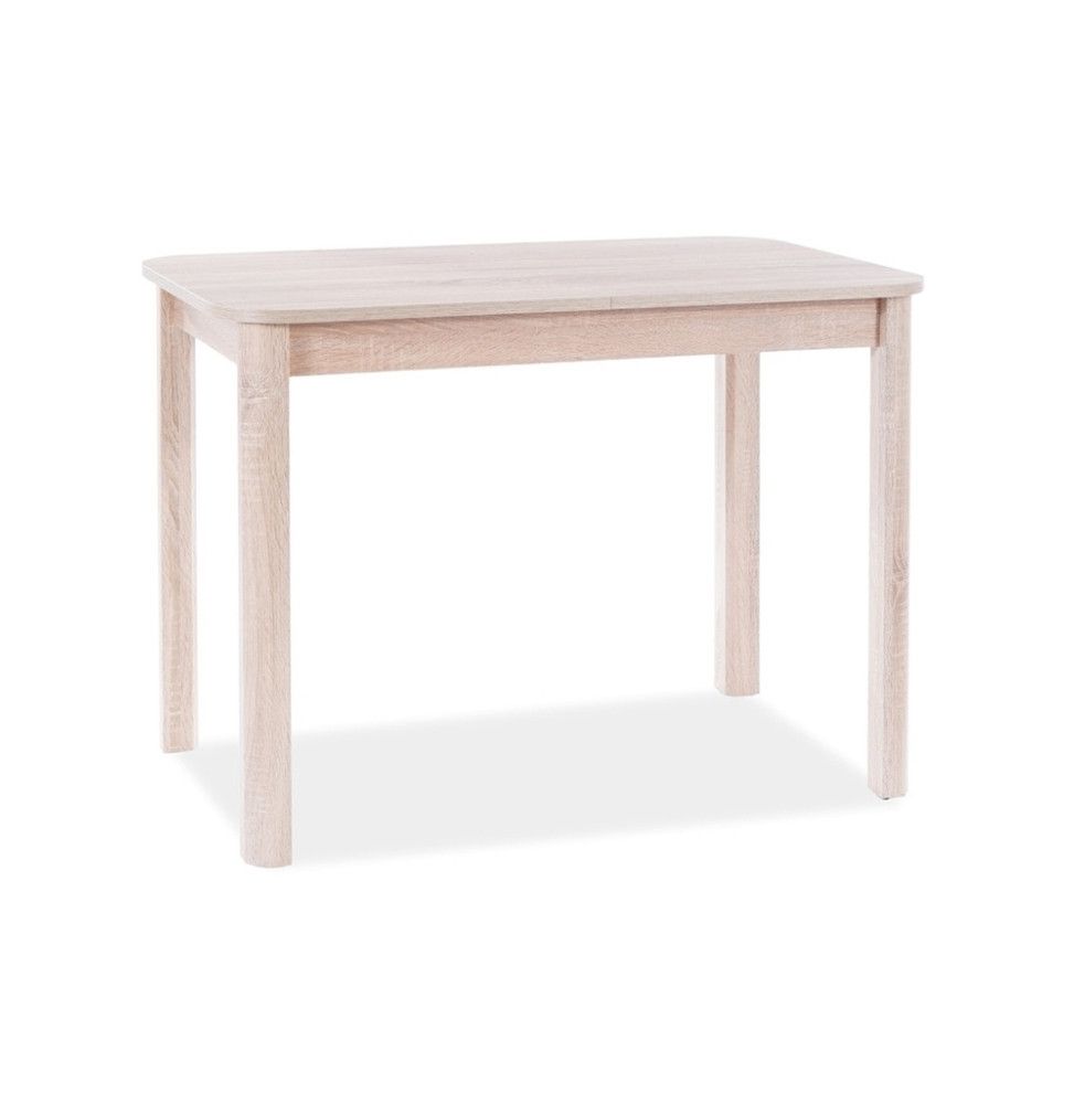 Table minimaliste - Diego - L 65 x l 105 x H 75 cm - Chêne Sonoma