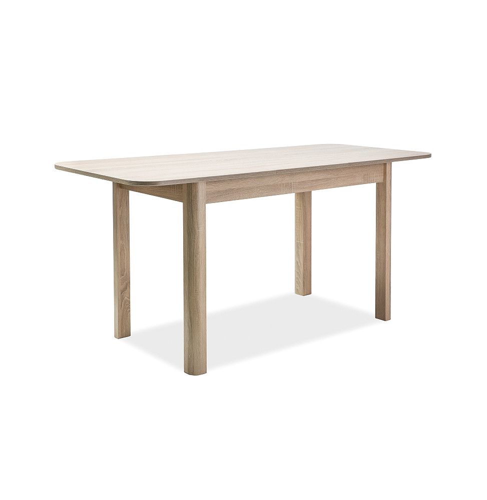 Table extensible - Diego - L 65 x l 140 x H 75 cm - Chêne Sonoma