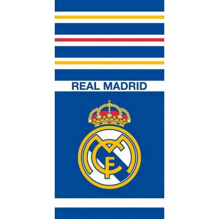 Serviette de plage microfibre - 70 x 140 cm - Real Madrid - RM182069-R