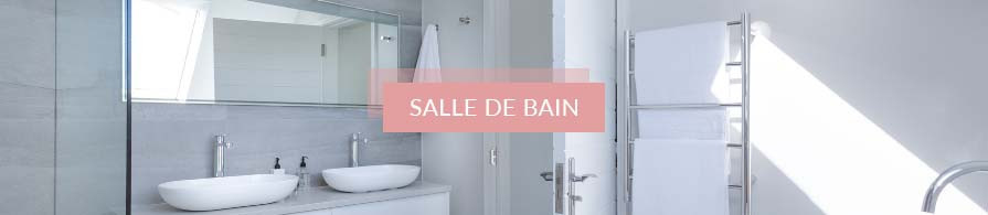 Meubles Salle de Bain, Buanderies, Rideaux de Douche, Portes Serviettes, Aborbeurs d'humidité | AC-Déco