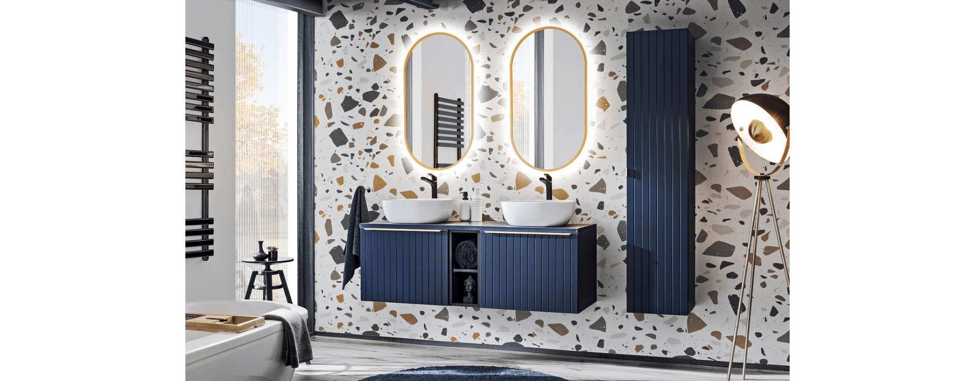 Découvrez la nouvelle collection de salle de bain Rosario Deep Blue